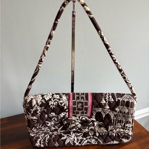 VERA BRADLEY Knot Just A Clutch Imperial Toile